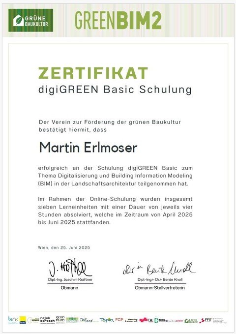 Green BIM Martin Erlmoser